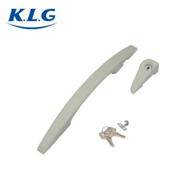 China Wholesale Chest Freezer Commercial Open Door Parts Freezer Door Handle with Lock and Key for sale