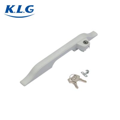 China Commercial Deep Freezer Chest Freezer Cabinet Parts Top Open Door Handle with Lock and Key for sale