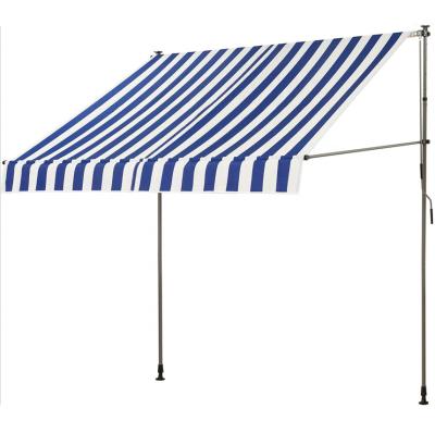 China Clamp Awning 150 X 130 Cm, Stripe, Patio Canopy Sun Protection, Height From 200-300 CM for sale