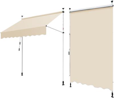 China Clamp Awning, 1.5x1.3 CM, Beige, Sun Protection, Height From 200cm-300cm, Polyester for sale