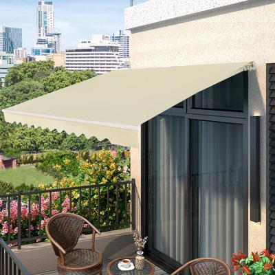 China Awnings for Patio Folding Car Protection Outdoor Patio Deck Awnings with Crank Handle Manual Awning For Window Door for sale