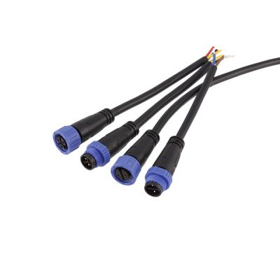 China 1 Meter M15 Waterproof Extension Cables F Shape Plastic Shell PVC Jacket For Solar Energy for sale
