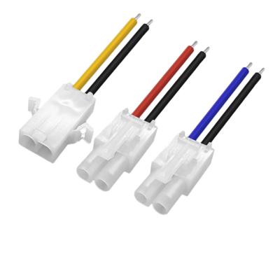China Chicote de fios personalizado multi cor do fio com equivalente do conector do passo 3191 de 3.96mm à venda