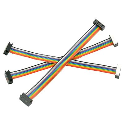 China Multicolor 1.27 Mm Pitch Ribbon Cable Assembly For Industrial Automation for sale