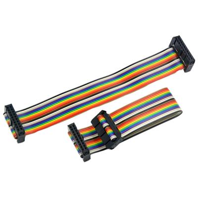 China Os conjuntos de cabo da cor IDC do arco-íris, fita do passo de 2mm cabografam 40 o Pin do Pin 60 do Pin 50 à venda