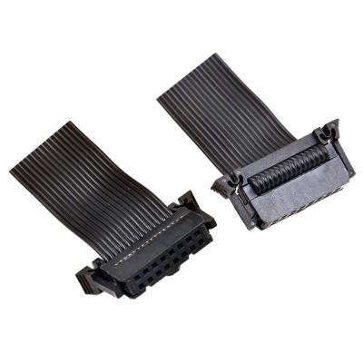 China Flache IDC 40 Pin Ribbon Cable 2.54mm Neigung der schwarze Farbefür den Computer Automobil zu verkaufen