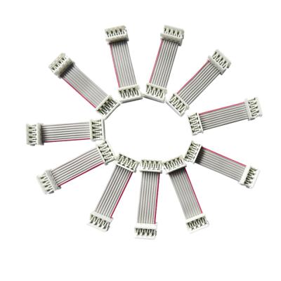China UL2651 Flat Ribbon Cables 15cm Length 2.54mm 1.27mm Pitch Grey Color for sale