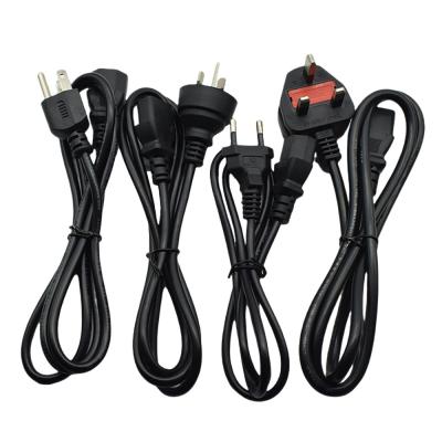 China 50mm Length 3 Pin AC Power Cord Cable 110V For Home Appliance for sale