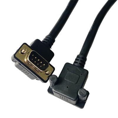 China 9 Pin 15 Pin 25 Pin RS232 Adapter Cable L Shape DB37 Cable Assembly for sale
