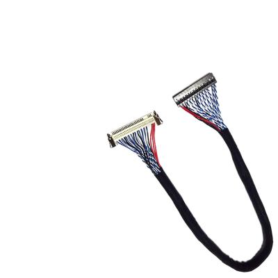 China 1571 28awg Custom LVDS Cable , LVDS Wire Harness With Df19 Df13 Df14 Connector for sale