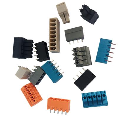 China Colorful Plug Pcb Terminal Block 3.5mm/3.81mm/5.0mm/5.08mm/7.5mm/7.62mm Pitch for sale