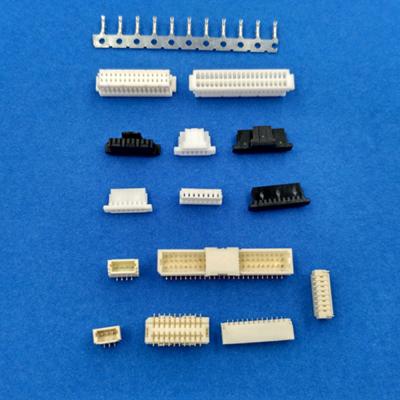 China 1.0mm Pitch PA66 Material Wire To Board Connector For JST SH Connector Crimp Housing for sale