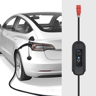 China 13A 3 Phase Car EV Charger IEC 62196 10A  Level 2 Electric Vehicle 1415V for sale