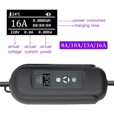 China 4G 2W  Ev Charging 3 Pin Plug Electric Car Wall Charger Ethemet Communication for sale