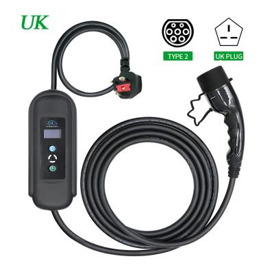 China Type1 J1772  Level 2 Car EV Charger Electric Car Plug For Home OCPP 1.6J for sale
