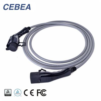 China EVSE AC Charging EV Charger Cable Type 2 32A SAE J1172 IP54 for sale