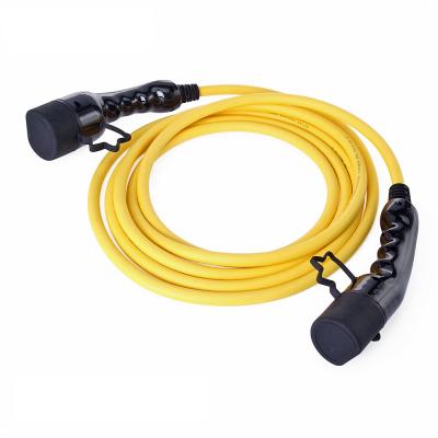 China 2kv 15m Ev Charging Cable For Electric Car Charger Type 1 To Type 2 Ev Adapter Cable 32a for sale