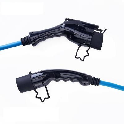 China 22KW 32A SAEJ1772 220V Home Electric Car Fast Charger Extension Cable IEC61851 for sale