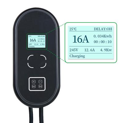 China 16A 22KW Car EV Charger IEC 7KW 11kw Home Car Charger Domestic Electric Car Charging Point for sale