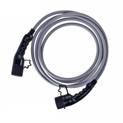 China SAEJ1772 3.5kw Waterproof Outdoor Extension Cord Mode 2 3 Pin Charging Cable for sale