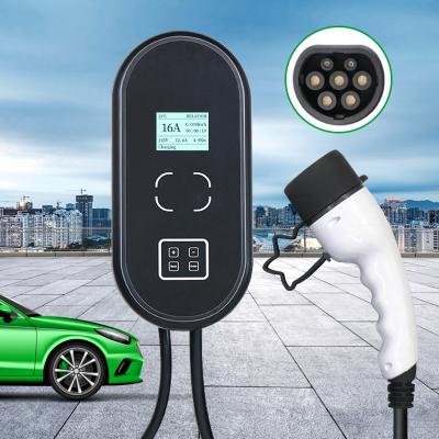 China 11KW 380V Dc Car Portable EV Charger For Home Level 2  Wallbox EVSE for sale