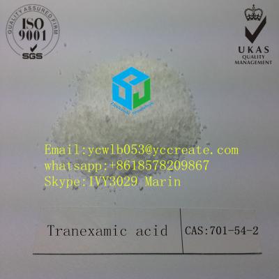 China Tranexamic Acid Pharmaceutical Raw Material CAS 701-54-2 Skin Care Materials For Whitening for sale