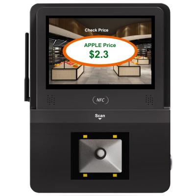 China Supermarket Checking System with 5inch Android Touch Screen and Built-in 1D/2D Scanner for sale
