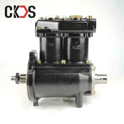 China Genuine OEMME150697 Pneumatic Air Brake Compressor for Mitsubishi Fuso 6D24 Double cylinder Engine 35MM Crankshfat Diam for sale
