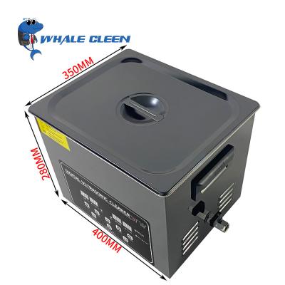 China 15 Liter Ultrasonic Cleaner Digital Control 150W Semiwave Degas Parts Cleaning Machine for sale