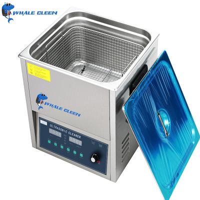 China 14.5L Blue Whale Digital Ultrasonic Cleaner 20-80C Adjustable Concave Surface for sale