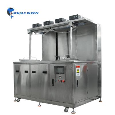 China 3 Frequency Automatic Industrial Ultrasonic Cleaner Machine With Lifting System for sale