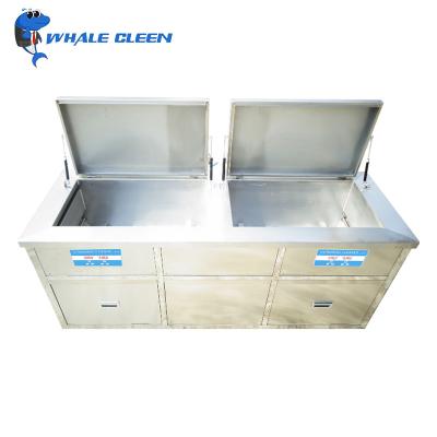 China Double Tanks 135L Industrial Ultrasonic Cleaner for sale