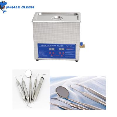 China Mechanical Dental Ultrasonic Cleaner 4.5L High Frequency Sound Waves for sale