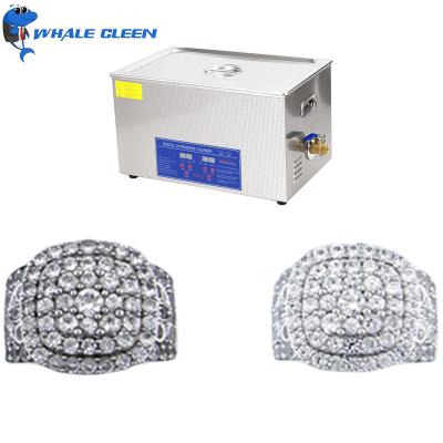 China CE 6.5L Heated Ultrasonic Jewelry Cleaner For Large Quantity Jewelry Cleaning for sale