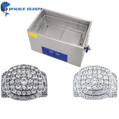 China 28kHz Ultrasonic Jewelry Cleaning Machine 30L Environmentally Friendly for sale