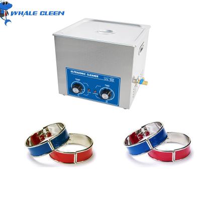 China AC 220-240V Hydrosonic Jewelry Cleaner 6.5L Stainless Steel With Heater Timer for sale