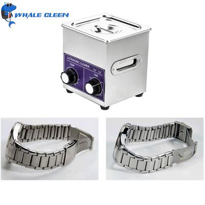 China 2L Mechanical Ultrasonic Cleaner Mechanical Control Commercial For Jewelry for sale