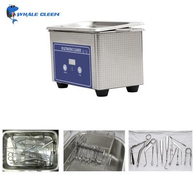 China SUS304 Tank 800ml Surgical Ultrasonic Cleaner For Surgical Instruments Dental Tool for sale