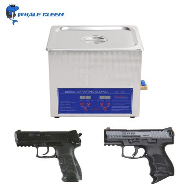 China 10l 240w Ultrasonic Gun Cleaner With Tank Size 300x240x150mm for sale