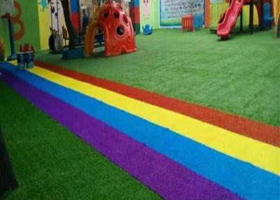 China OEM Non Infill Playground Synthetic Grass Mat 2m Wide for sale