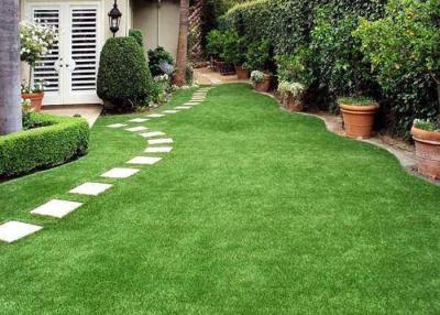 China 35mm Indoor Outdoor Playground Synthetic Grass Tiles For Patio for sale