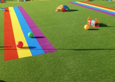 China ODM Artificial Children Playground Synthetic Grass Carpet 5 Mtr Wide for sale