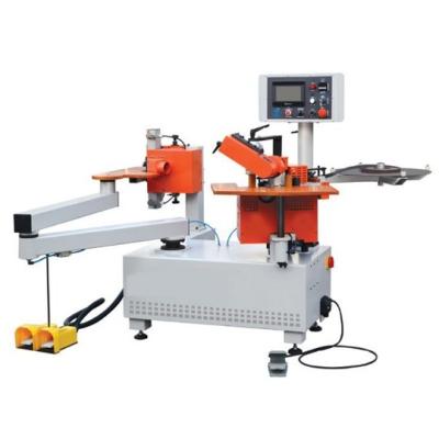 China Double Folding Arm curved Edge Bander Automatic Cnc Straight And Curved Line à venda
