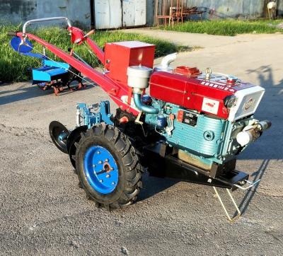 China Electric Starter Mini 750mm 10hp 2 Wheel Walking Tractor Diesel Engine For Farming for sale