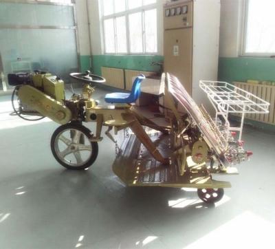 China 8.1mu/H Rice Seeding Machine , 2 Arms 6 Rows Mechanical Rice Transplanter for sale