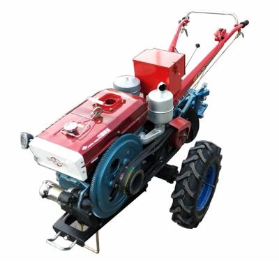 China 10HP Vegetable Garden Tractor , 2 Wheels Single Cylinder Tractor for sale