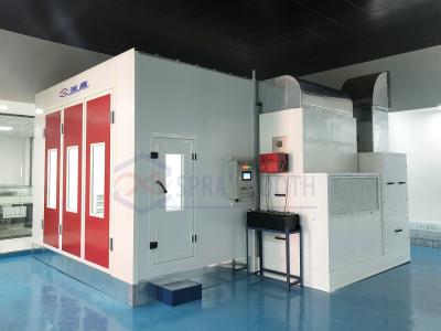 Chine Cabine de jet automatique d'Oven Car Infrared de peinture de moteur diesel avec des lampes de 40pcs LED à vendre