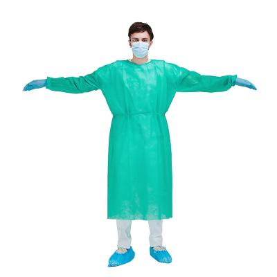 中国 Non woven Dental robe isolation gown hospital medical gown protective disposable visitor gowns 販売のため