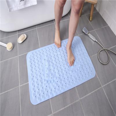 China Waterproof Quick Drainage PVC Bath Mat Shower Tub Floor Mat for sale
