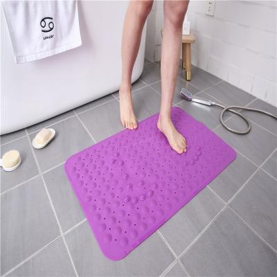 China PVC Mildew Resistant Shower Bathtub Mats With Suction Cup for sale